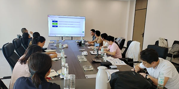 Sales staff attending ozone generator product training