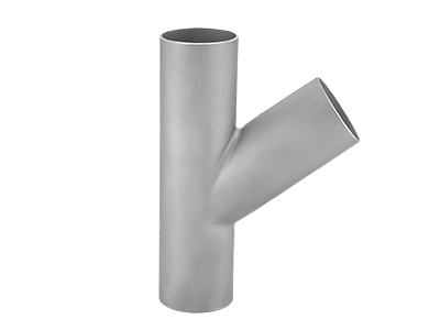 A 45° butt weld equal lateral tee