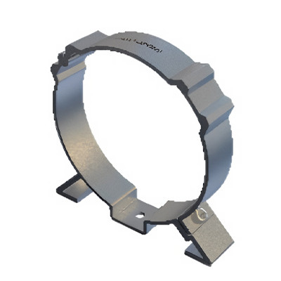 An aluminum clip