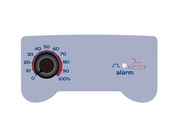 Automatic adjustment dial of an AMC series SEKO electromagnetic diaphragm dosing pump