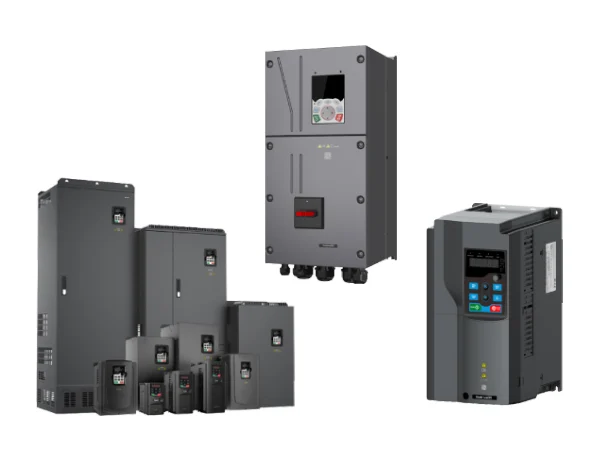 Multiple different types of variable frequency drives