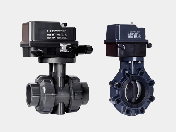 Ball valve at butterfly valve