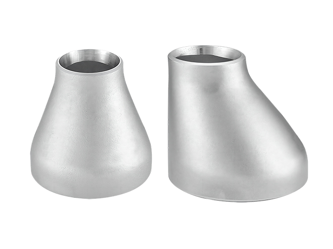 Butt weld reducers of two different types