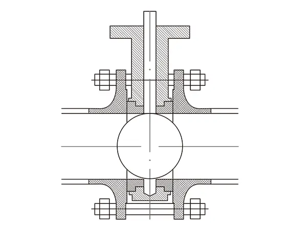Tighten the bolts one by one in a diagonal direction
