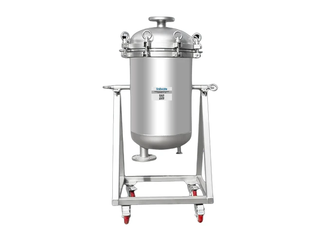 A cartridge-type backwash filter
