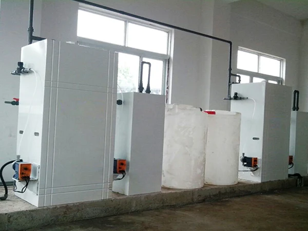 Terminada la instalación del generador de dióxido de cloro