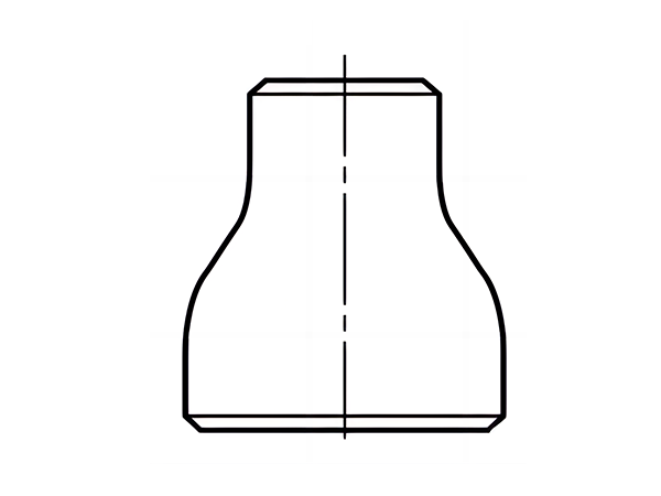Concentric butt weld reducers are used to connect two pipes with different diameters but coincident center axes.