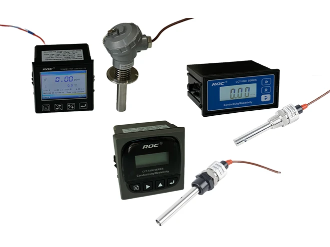 Conductivity instrument's sensors and controller