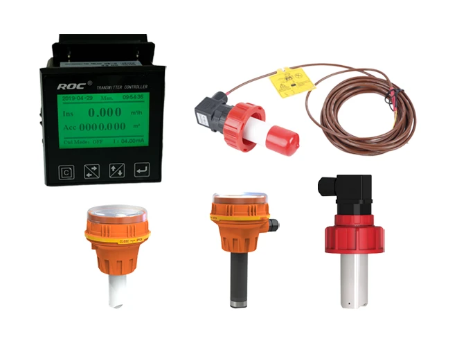 Paddle wheel flow online controller and paddle wheel flow senor