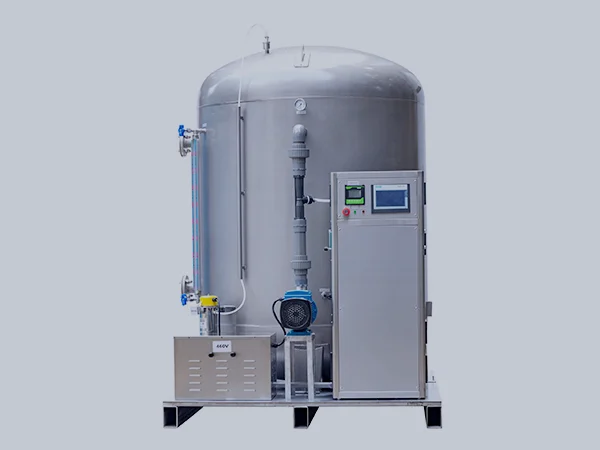Ozone water system installed with various components