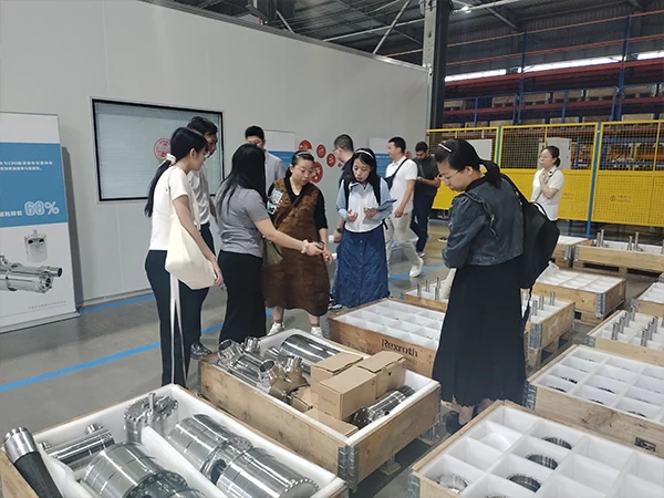 Sales team learns about product packaging details.