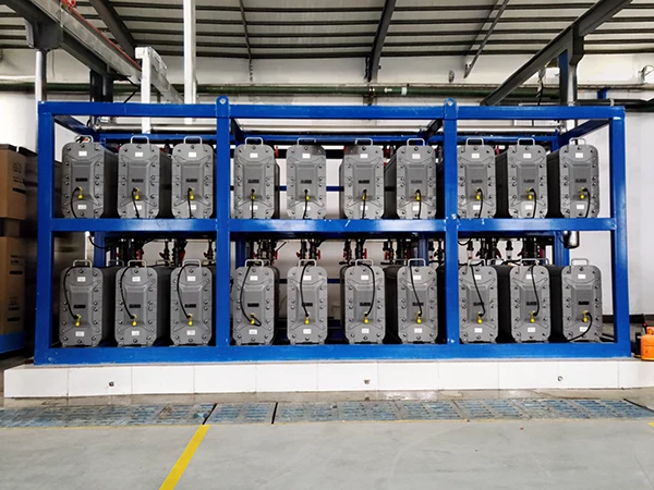 Rear view of the skid-mounted SN series EDI module.