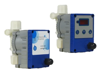 An EJ-P series and an EJ-A series Snowate electromagnetic metering pumps