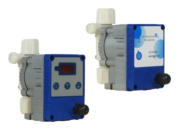 An EJ-P series and An EJ-A series Snowate electromagnetic metering pumps