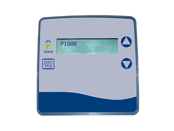 Manual adjustment dial of an EMS series SEKO electromagnetic diaphragm dosing pump