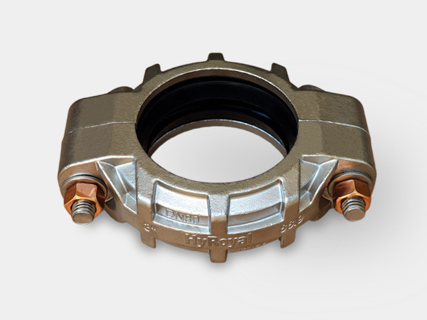 The front view of a S160 flexible coupling