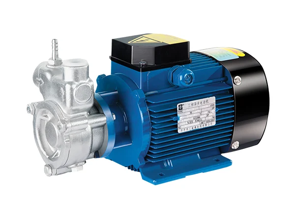 A stainless steel self-priming liquid mixing pump