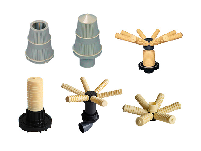 Water distributors of different types are displayed.