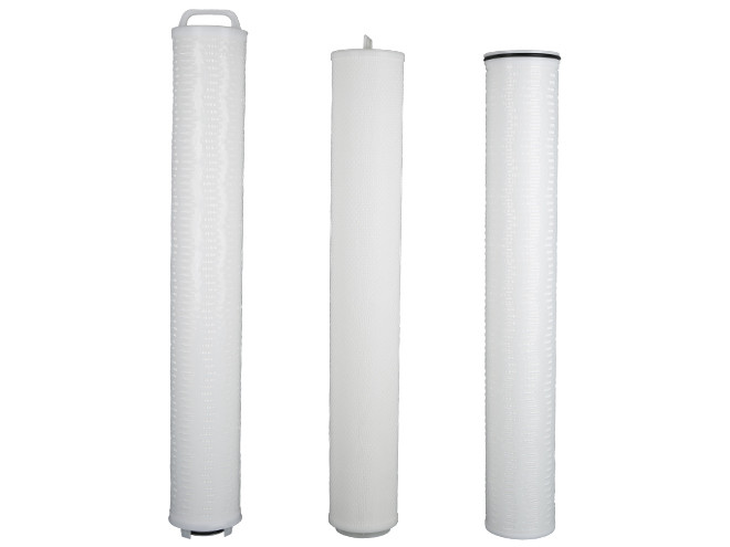 Les cartouches filtrantes à haut débit Pall, Parker et 3M sont affichées.