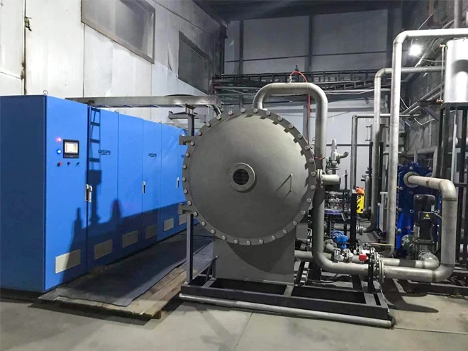 A set of assembled industrial ozone generator equipment