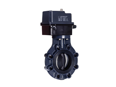 A KBVE new electric actuated butterfly valve