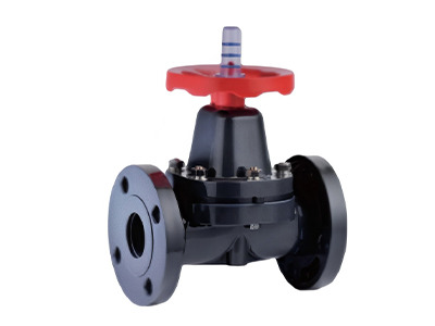 A KDVF-100 flanged diaphragm valve