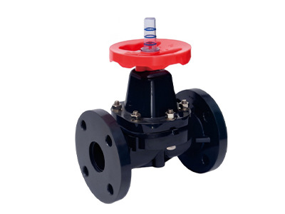 A KDVF-200 flanged diaphragm valve