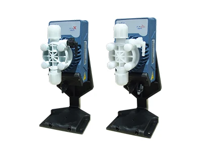2 different models of the Kompact series SEKO electromagnetic diaphragm dosing pump