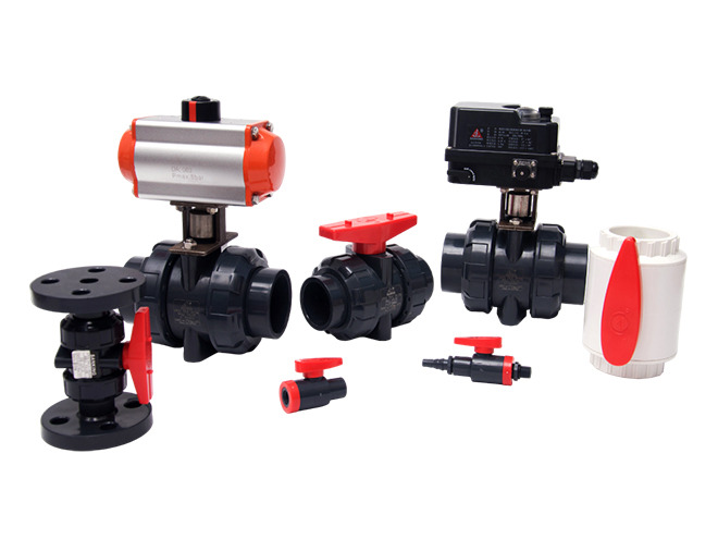 Various types of KV series ball valves
