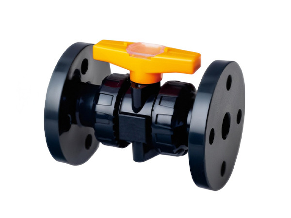 A KVF flanged true union ball valve