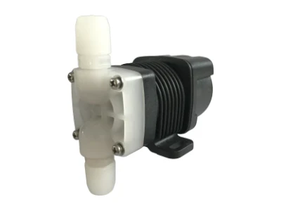 A tilted LT series Snowate electromagnetic metering pump