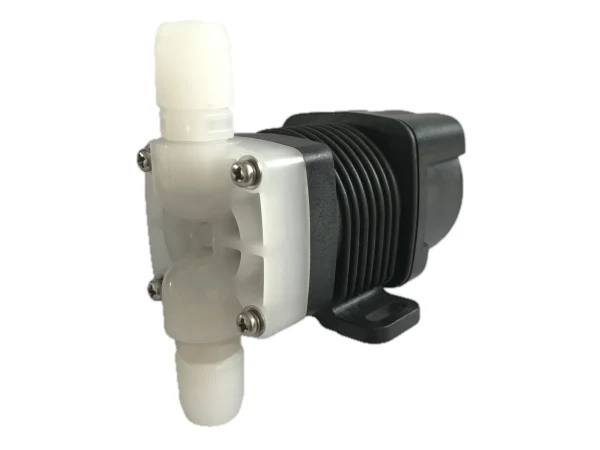 A tilted LT series Snowate electromagnetic metering pump