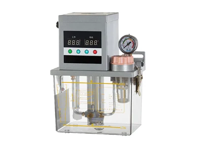 A tilted lubrication oil pump for thin oil