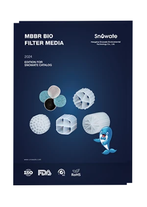 There are several different types of MBBR bio filter medias on the cover