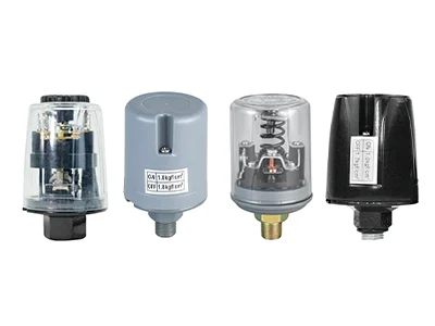 4 different types of MC-3 series mechanical pressure switches