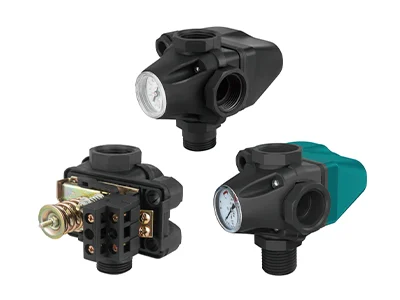3 different types of MC-8 mechanical pressure switches