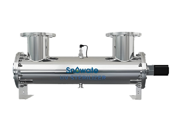 Medium pressure industrial UV water sterilizer