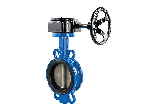 An inclined soft back metal butterfly valve