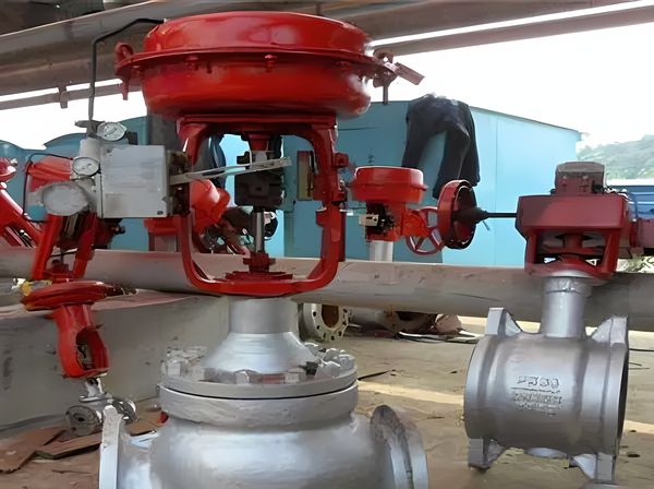 Multiple metal gate valves to be installed on site