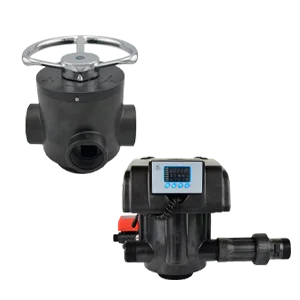 Two types of multiport valves.