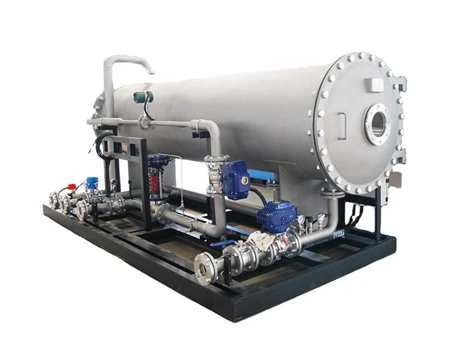 A skid-mounted oxygen source industrial ozone generator