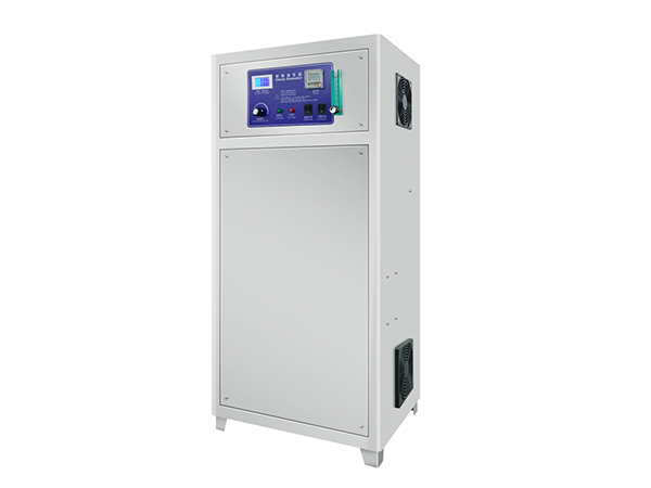 An oxygen source ozone generator