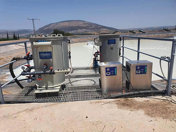 Multiple ozone generators for aquaculture disinfection