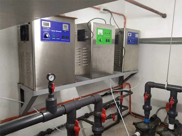 3 ozone generators after installation