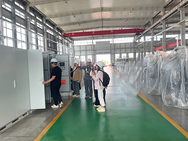 Technicians are explaining product details to the Sales team.