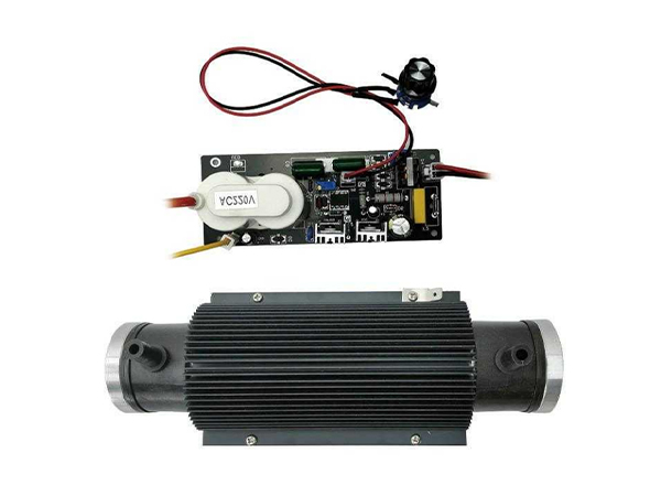 Dual cooling ozone tube and power supply