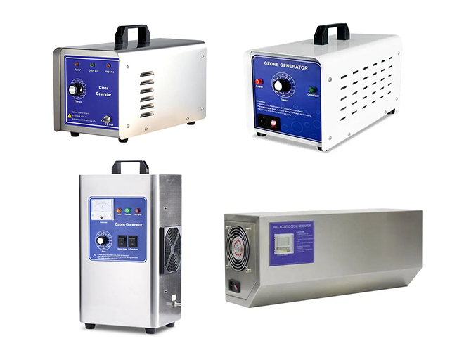 4 different types of ozone generators for space disinfection