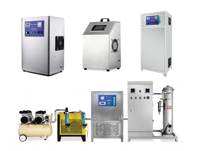 4 different types of dual-purpose ozone generators for space and water treatment