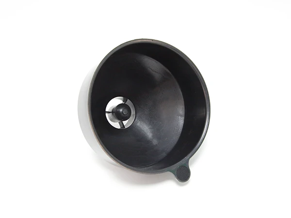 A side view of PE funnel
