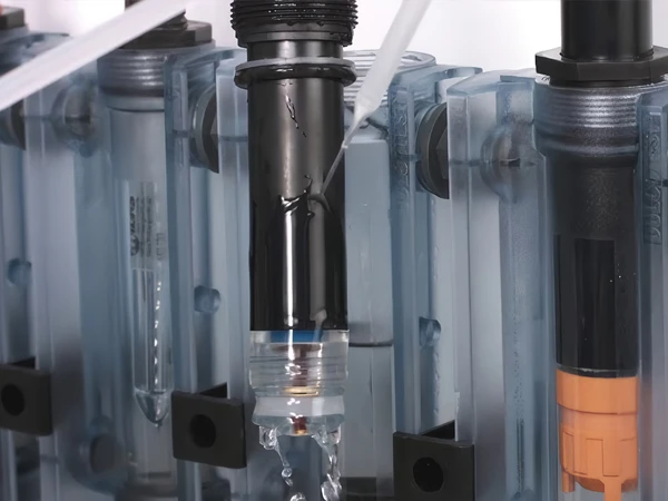 Mantenimiento del sensor en curso